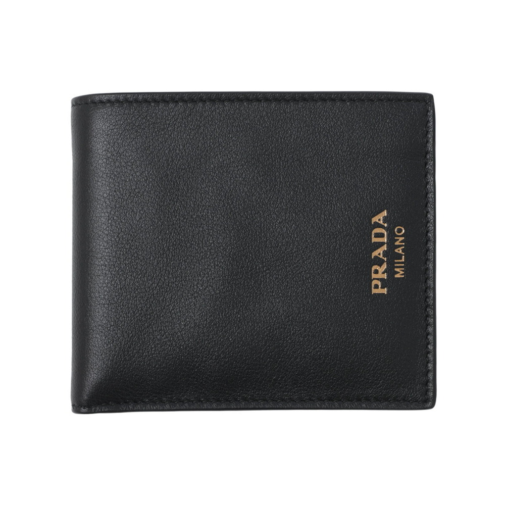 Prada Black Bi fold Wallet Coin Purse
